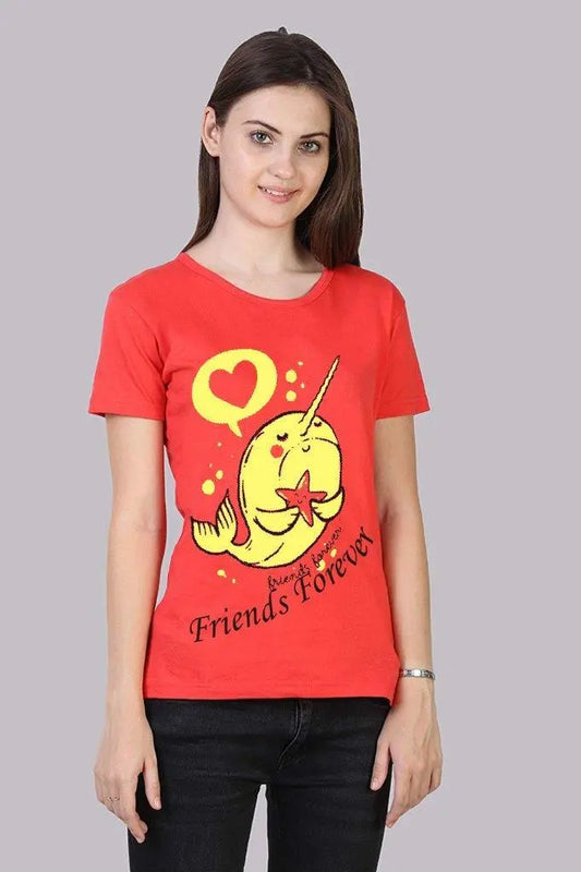 Women's Cotton Printed T-Shirt c5fu54-ny
