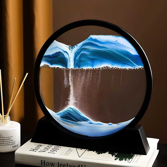 Relaxing Kinetic Sandscape Art Table Desk c5fu54-ny