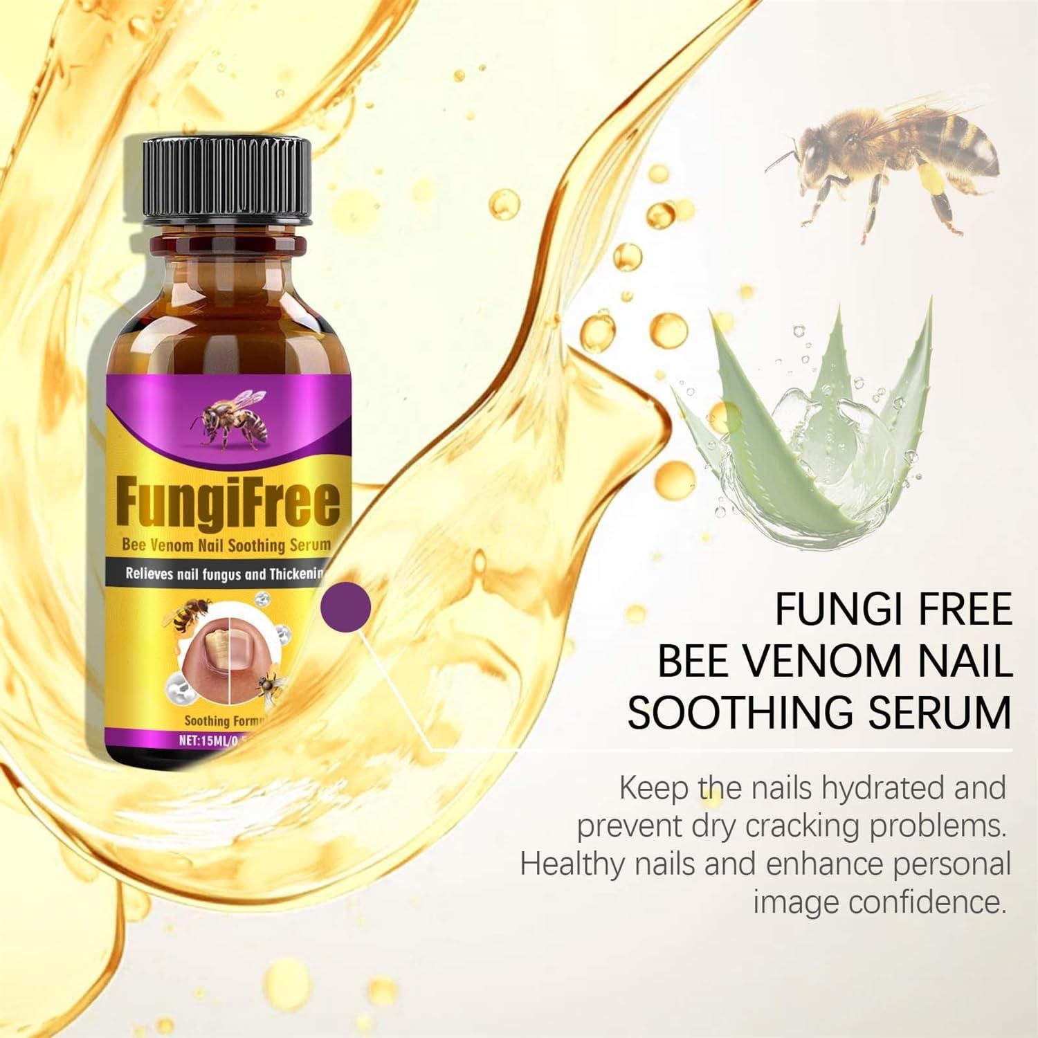 Fungi Free Bee Venom Nail Treatment Solution Serum (15ml) c5fu54-ny