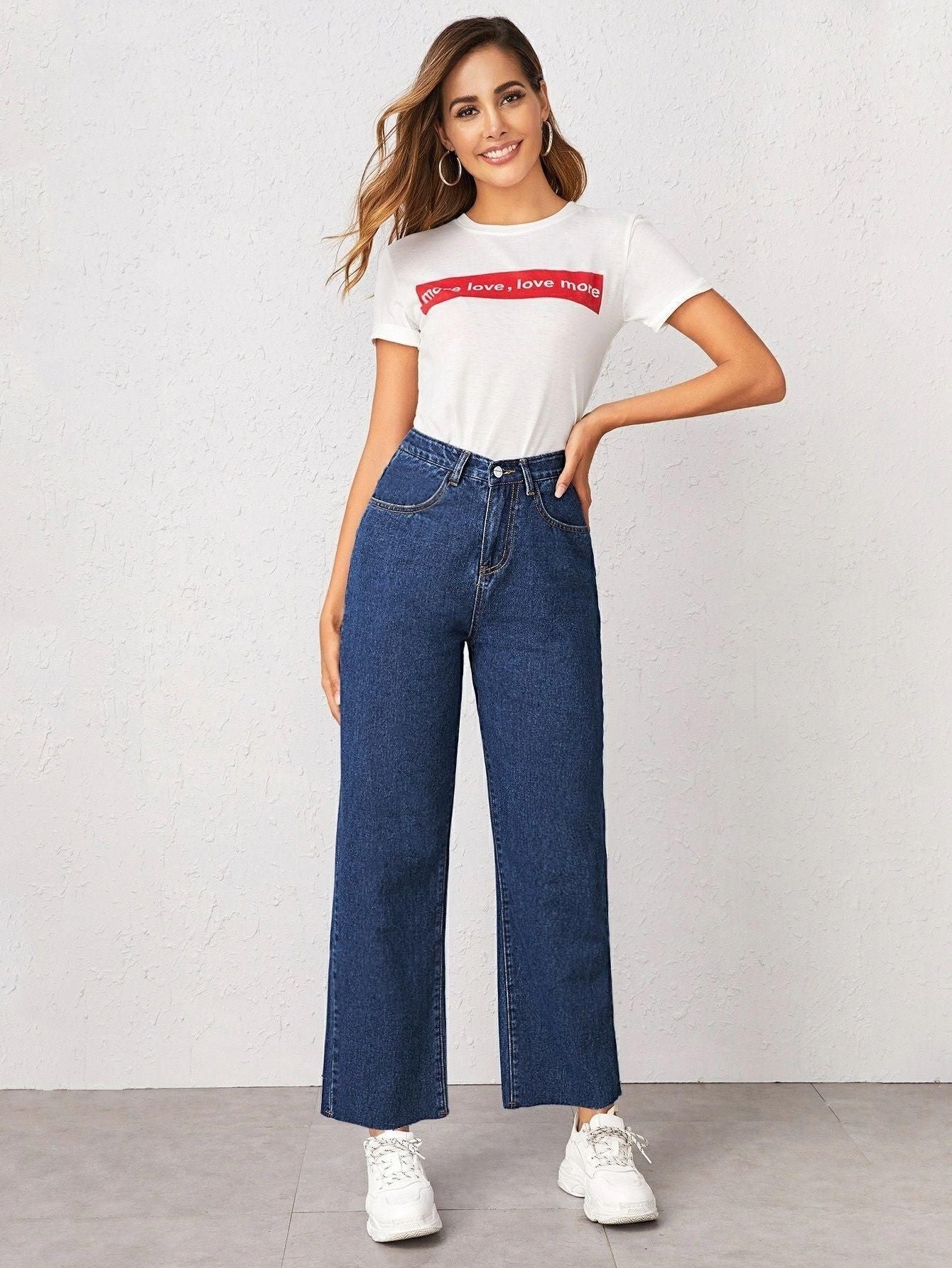Kotty Women's Cotton Blend Solid Flared Jeans c5fu54-ny