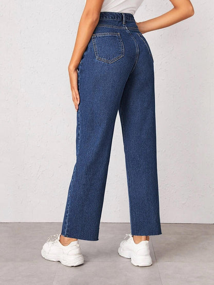 Kotty Women's Cotton Blend Solid Flared Jeans c5fu54-ny