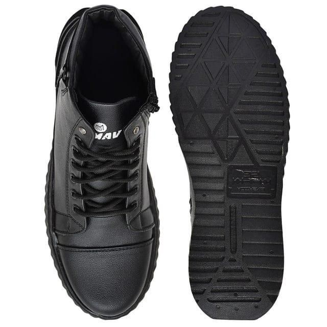Men's Korean Style High Top Casual Shoes For Men (Black) c5fu54-ny