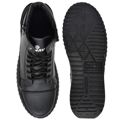 Men's Korean Style High Top Casual Shoes For Men (Black) c5fu54-ny