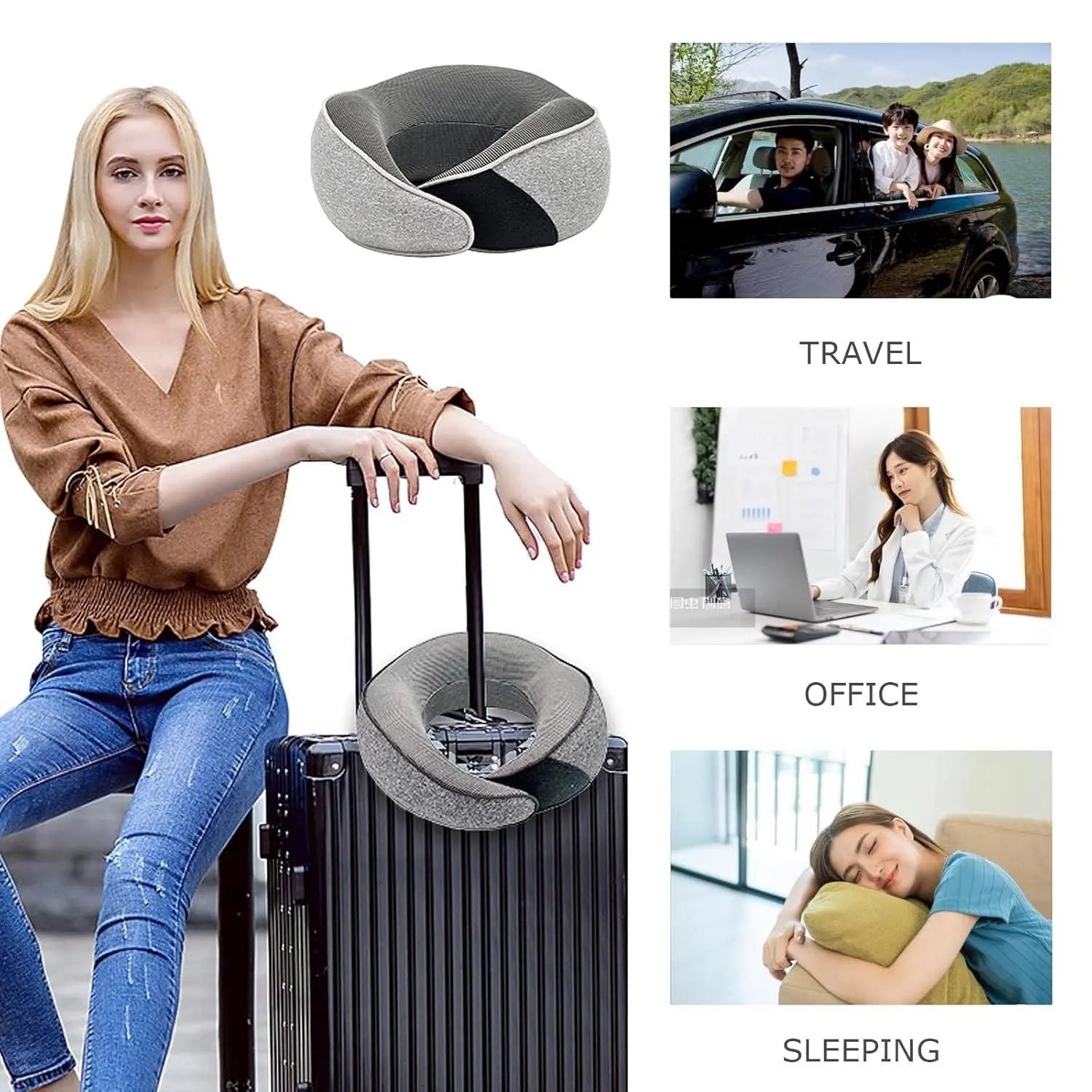 Wander Plus Travel Neck Pillow c5fu54-ny