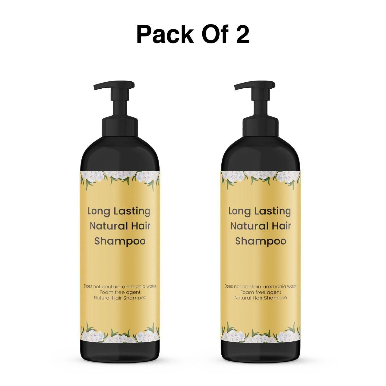 Long Lasting Natural Hair Dye Shampoo 100ML (Pack of 2) c5fu54-ny