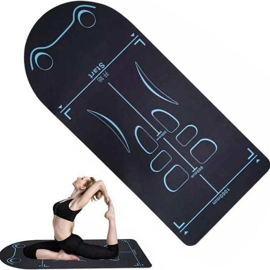 Non-Slip Yoga Mat with Asana Guide Lines (Pack of 1) c5fu54-ny