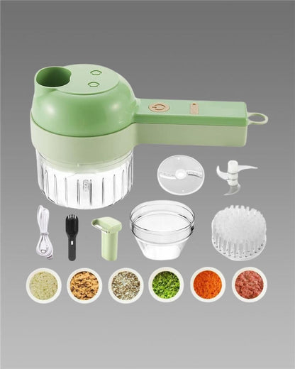 4 in 1 Portable Electric Vegetable Cutter Set c5fu54-ny