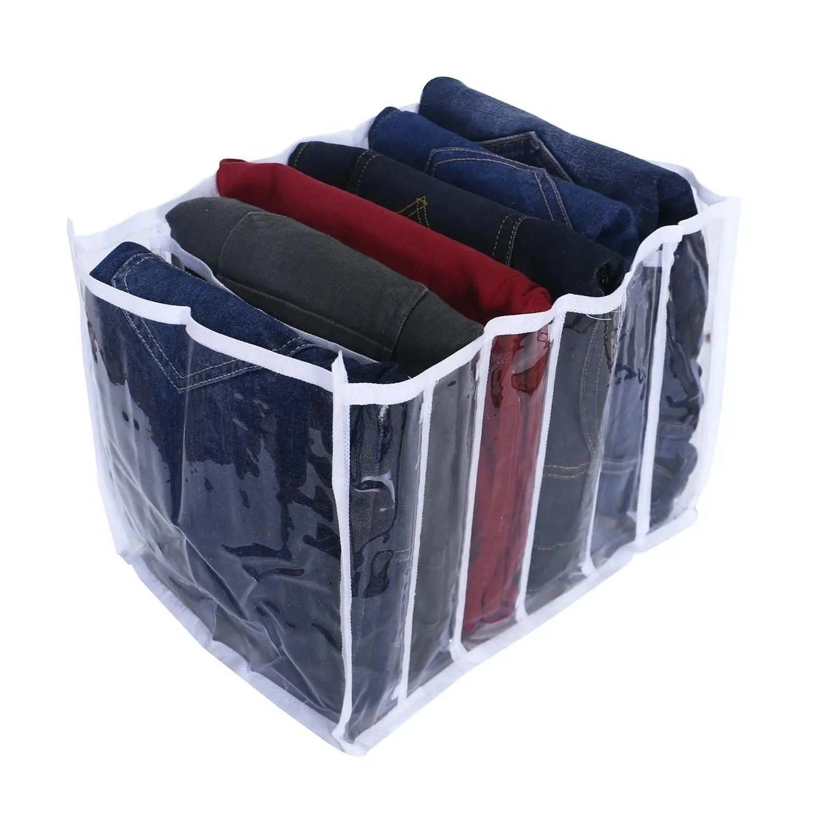 6 Grids Folding Clothes Organizer c5fu54-ny