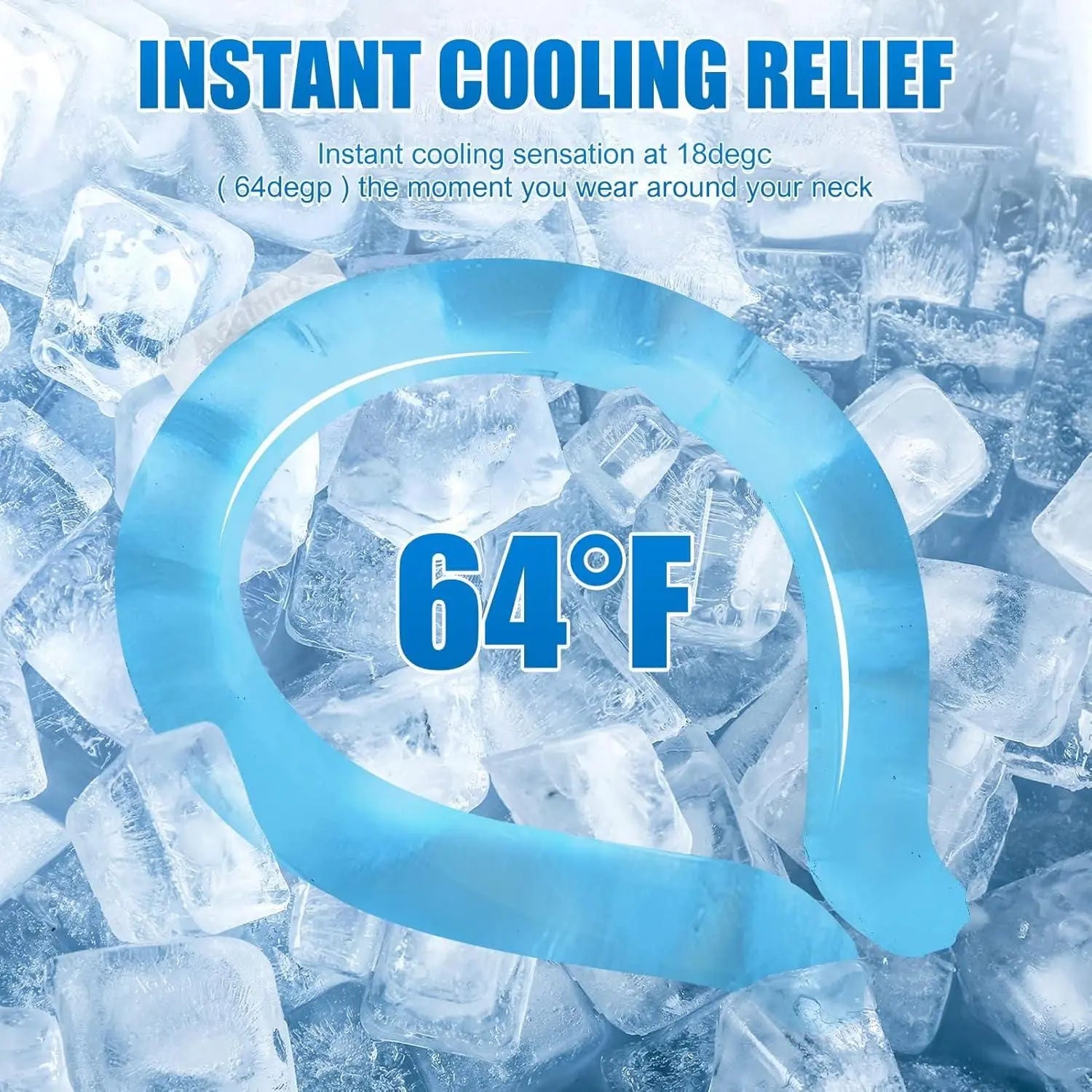 Reusable Neck Cooling Wraps Tube c5fu54-ny
