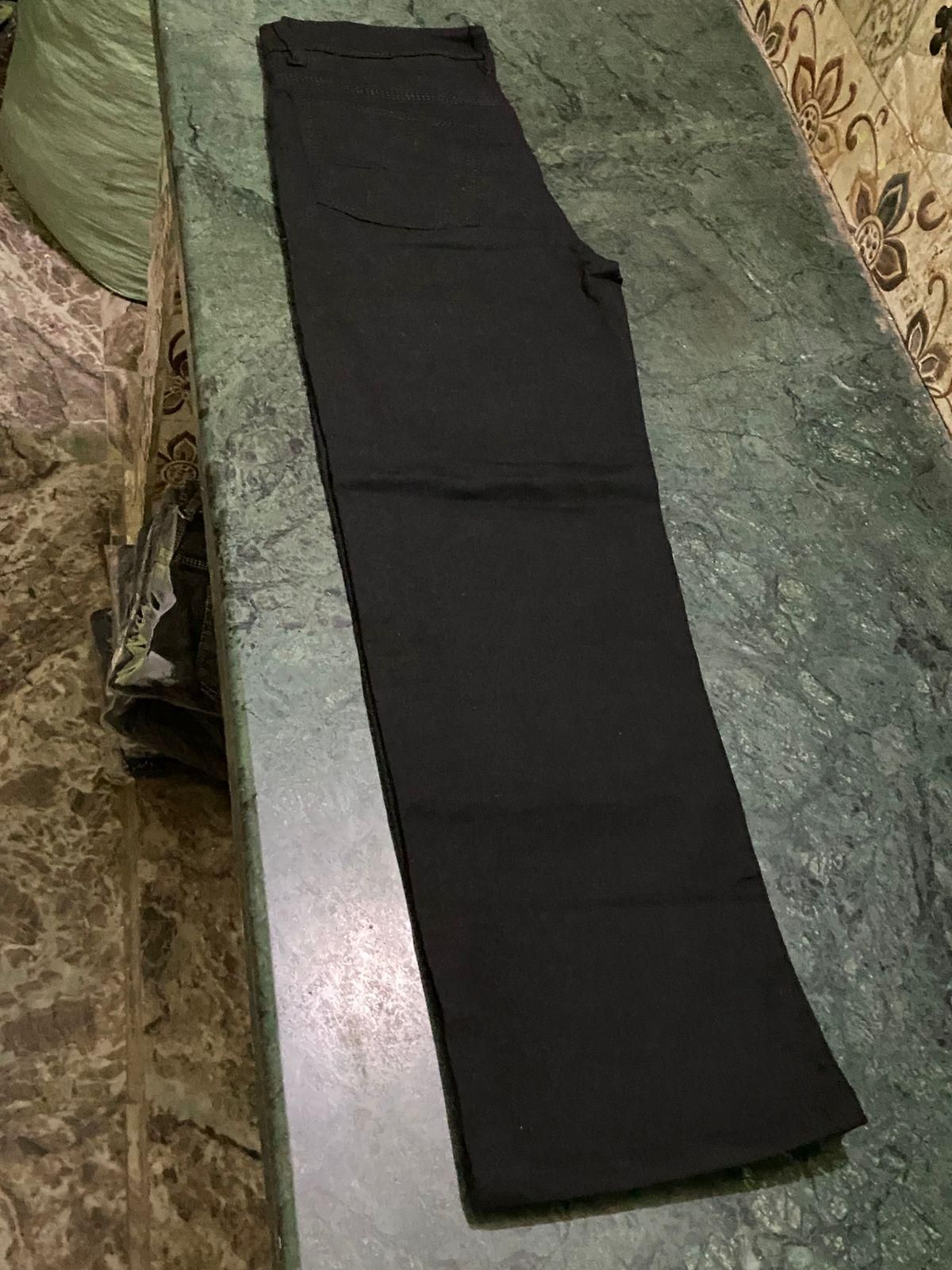 Men's Loose Fit Mid Rise Black Jeans c5fu54-ny