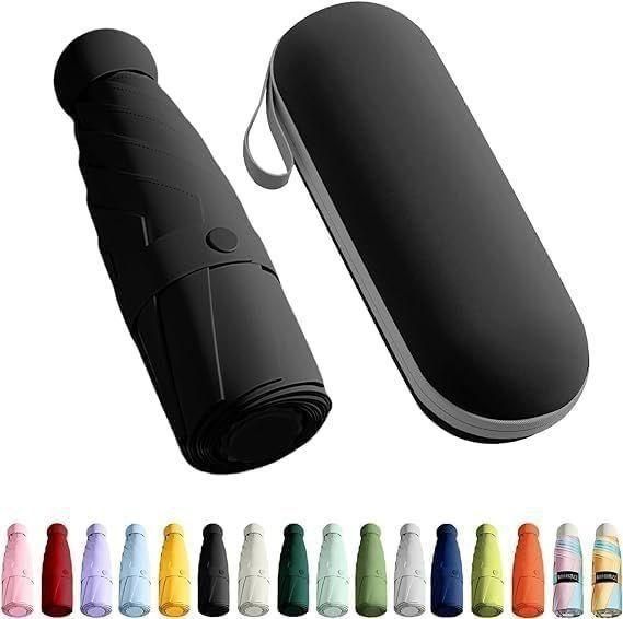 Mini Umbrella with Case for Men & Women (Manual Open) c5fu54-ny