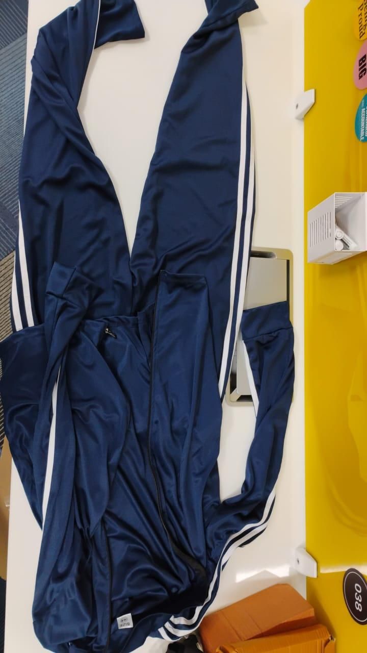 Men's Side Stripe 4 Way Polyester Track Suit c5fu54-ny