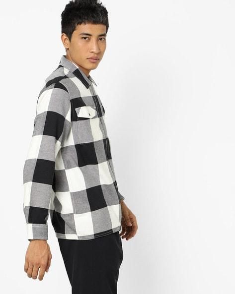 Men's Cotton Check Print Casual Shirt (Combo of 3) c5fu54-ny
