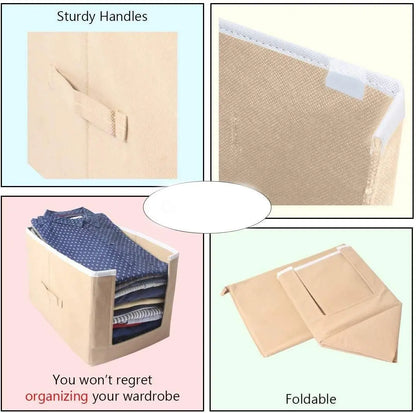 Cloth Organizer - Non Woven Foldable Cloth Organizer c5fu54-ny