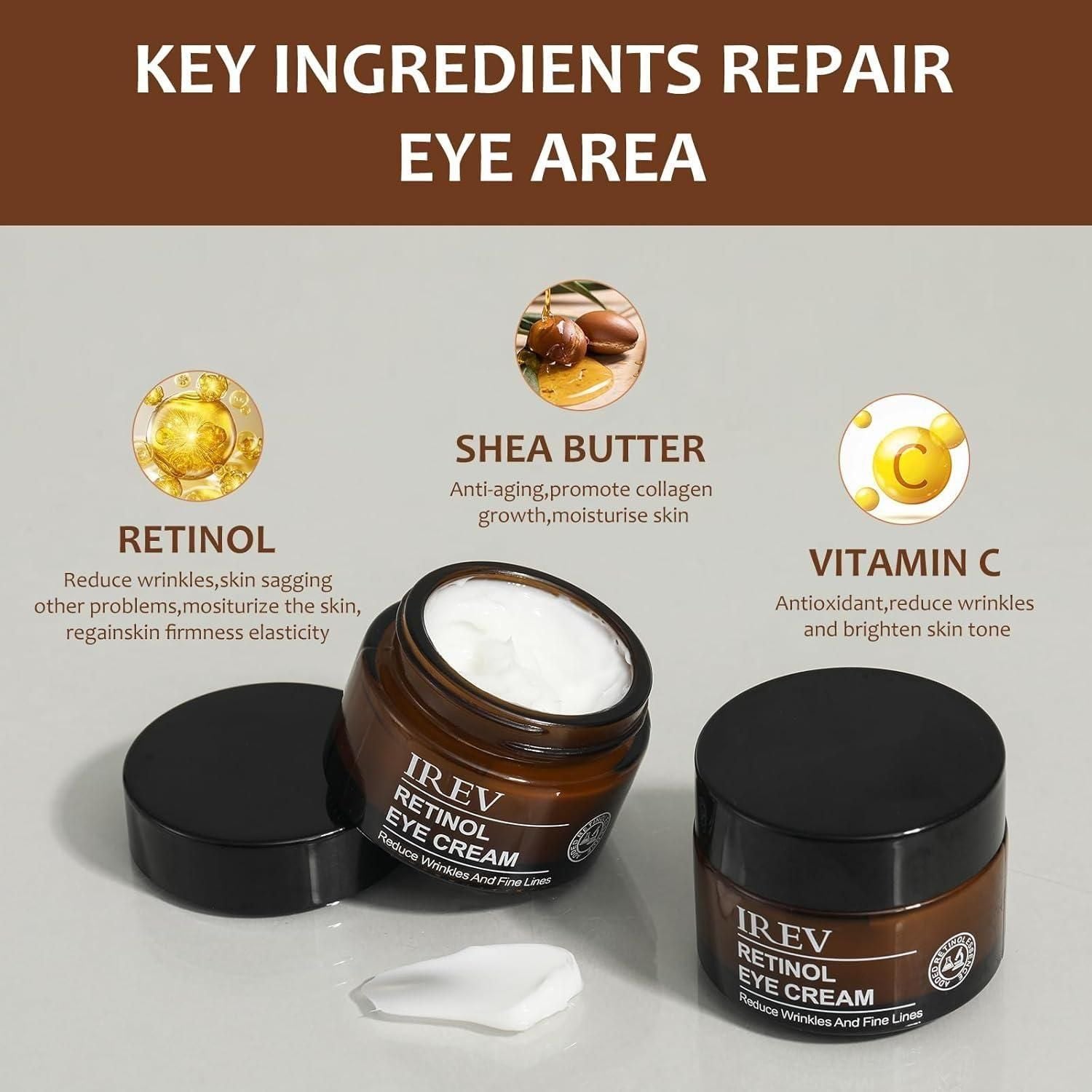IREV- Retinol Eye Cream 30 ml Each (Pack of 2) c5fu54-ny