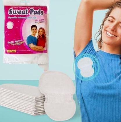 Disposable Armpit Sweat Pad Pack of 10pc c5fu54-ny