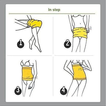 Sweat Belt - Hot Body Shaper Belly Fat Burner For Men & Women c5fu54-ny